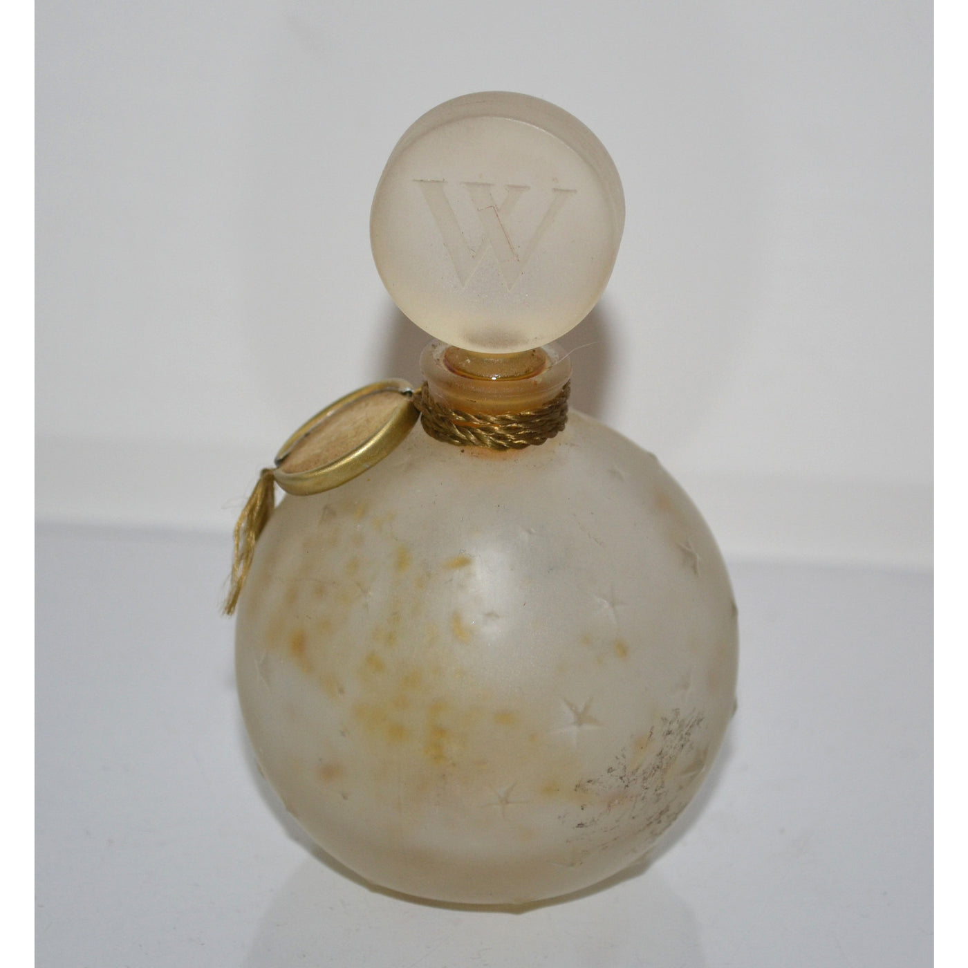 Vintage Je Reviens Frosted Lalique Bottle By Worth