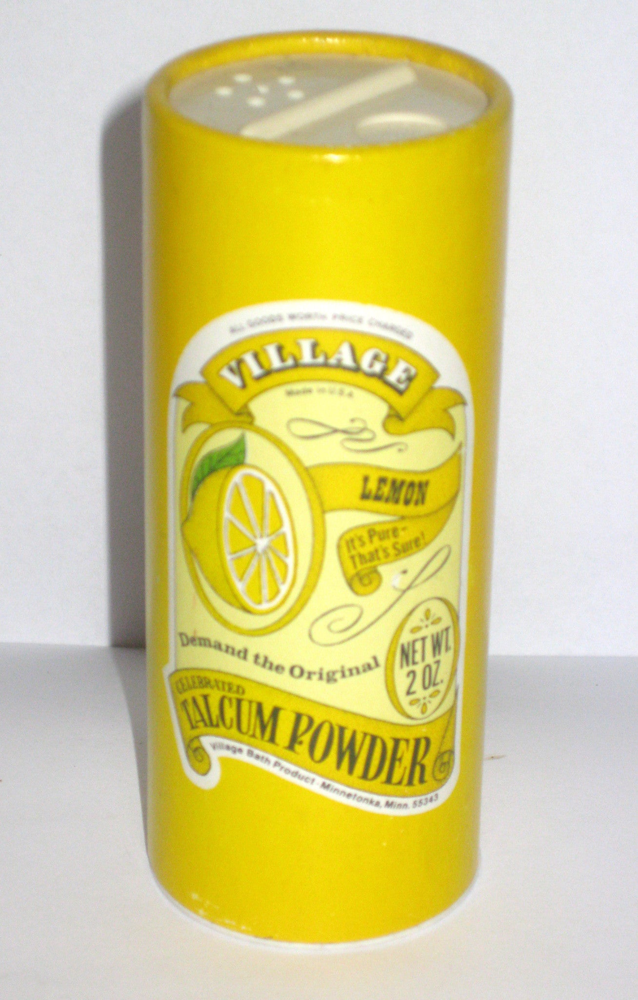 Village Lemon Talcum Powder