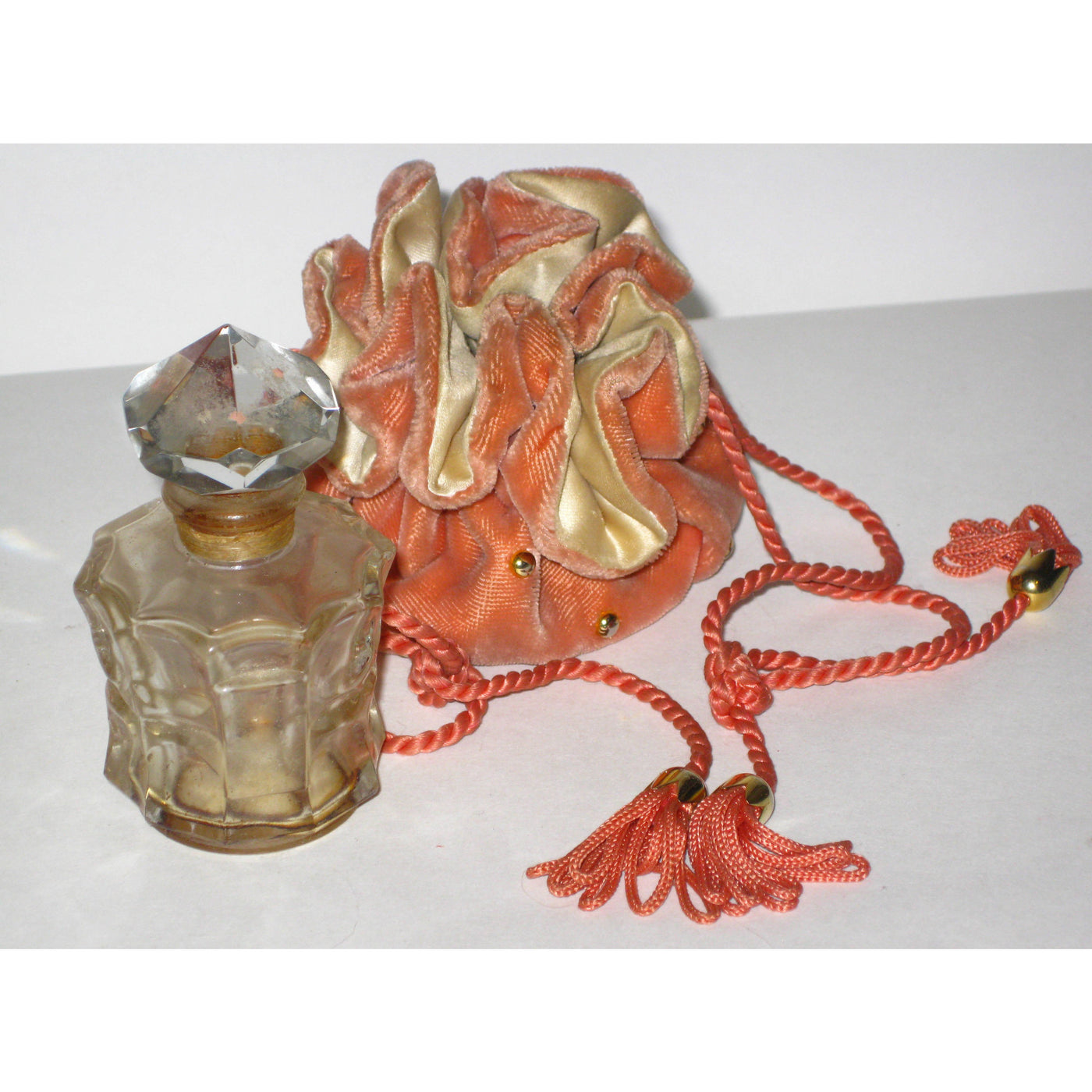 Vintage Marquay Perfume Bottle & Pouch