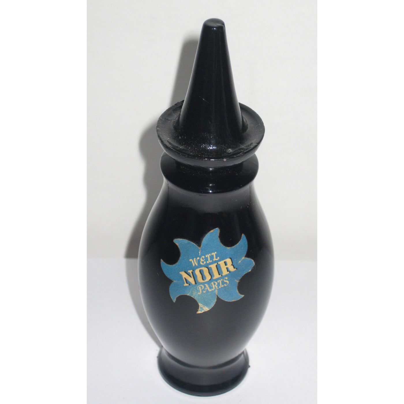 Vintage Weil Noir Eau De Toilette Black Glass Bottle