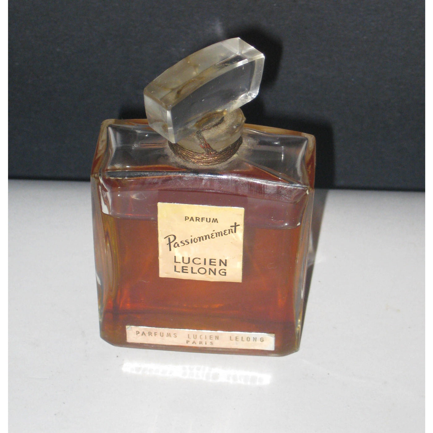  Vintage Lucien Lelong Passionnement Perfume Flacon