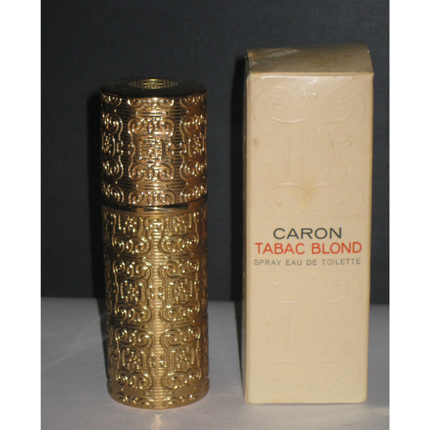 Vintage Caron Tabac Blond Eau De Toilette Refillable Spray Canister