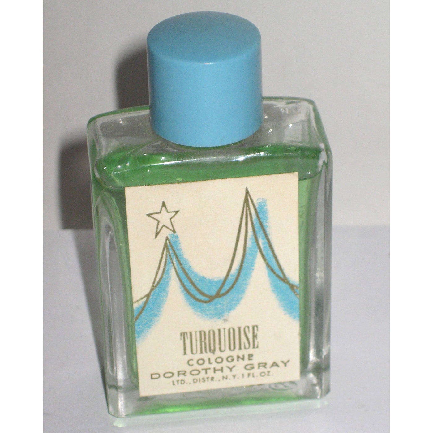 Vintage Turquoise Cologne By Dorothy Gray